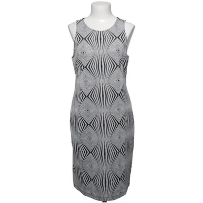 Kjole (Sort, Sølv) fra Carmen Marc Valvo Elastan, Metallfiber, Polyester