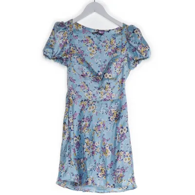 Klänning (Blå, Flerfärgad) från Zara Polyester