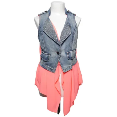 Spijker gilet (Oranje, Blauw) van Azara Polyester
