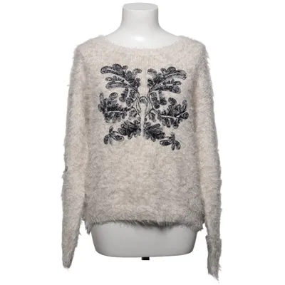 Sweater (Beige, Black) from Holly Bracken Acrylic, Polyamide