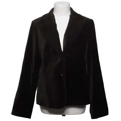Blazer (Marron) de Laura Clement Acétate, Coton, Élasthane, Polyamide
