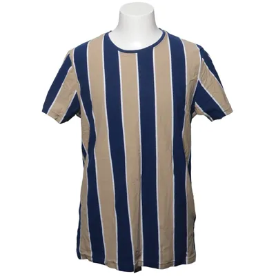 T-shirt (Blau, Beige, Weiß) von Black Rebel Baumwolle, Elasthan
