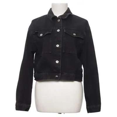 Denim jacket (Black) from FB Sister Denim Cotton