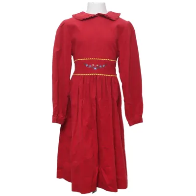 Klänning (Röd) från Jodhpur Bomull