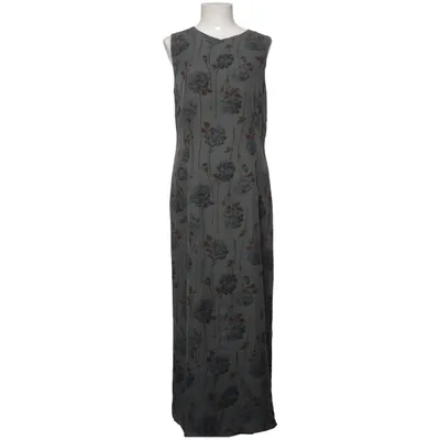 Maxi dress (Green, Multicolored) from Banana Republic Polyester, Silk