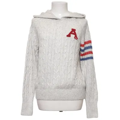Hoodie (Gray, Red, Blue) from Abercrombie & Fitch Acrylic, Cotton