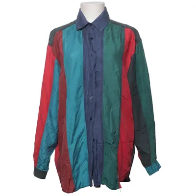 Blouse (Bleu, Rouge, Vert, Multicolore) de Stunt Collection Soie
