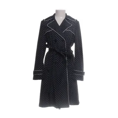 Trenchcoat (Svart, Vit) från Hobbs Acetat, Polyester
