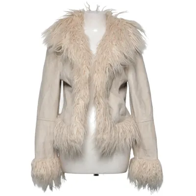 Veste en peau de mouton retournée (Beige) de Urban Outfitters Fausse fourrure, Polyester