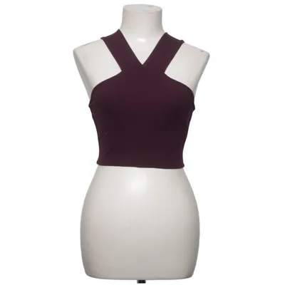 Crop top (Lila) van Pull & Bear Teen Elastaan, Polyamide, Viscose