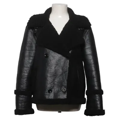 Shearling jas (Zwart, Grijs) van Stand Studio Polyester