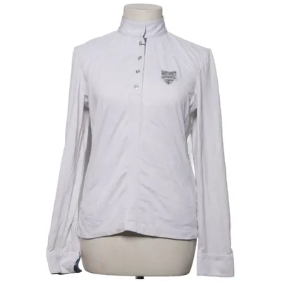 Henley T-shirt (Hvid) fra Animo Bomuld, Elastan