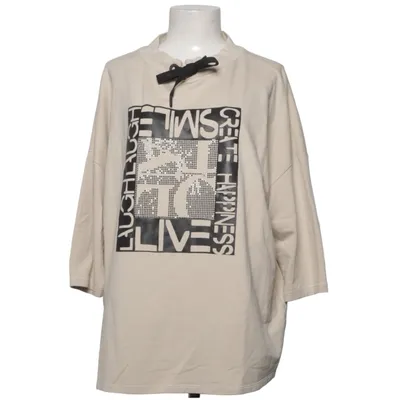 T-shirt (Beige) från Le Comte Bomull, Elastan, Modal