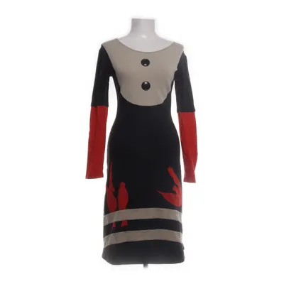 Klänning (Svart, Flerfärgad) från Eclectic Akryl, Bomull, Elastan, Linne, Polyester, Ull, Viskos