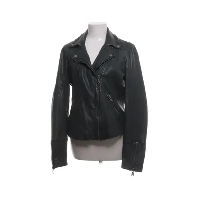 Bikerjack (Grijs) van Freaky Nation Katoen, Leer, Polyester
