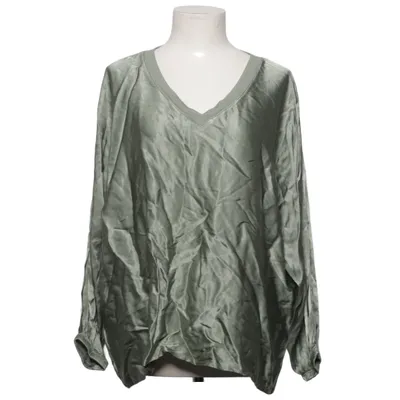 Blouse (Groen) van Trois Ka Zijde, Viscose