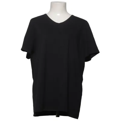 T-shirt (Svart) från Handberg Bomull, Elastan
