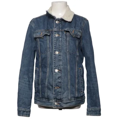 Veste en jeans fourrée (Bleu) de The Denim C&A Coton, Polyester