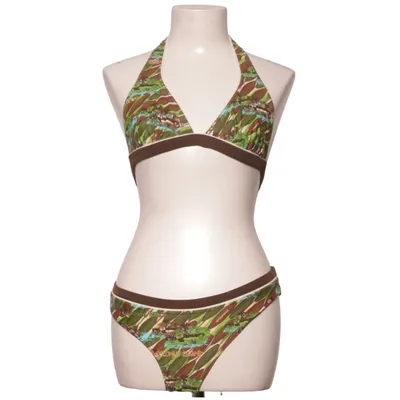Bikini (Grøn, Brun, Blå) fra Camaro Elastan, Polyamid