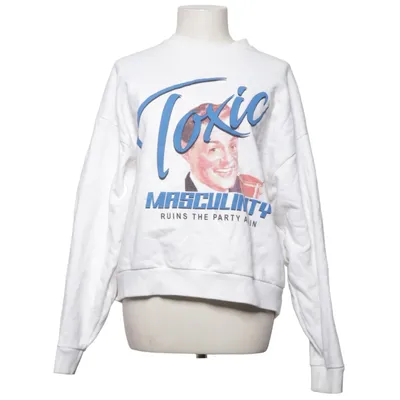 Sweatshirt (Wit, Blauw, Rood) van Madlady Katoen