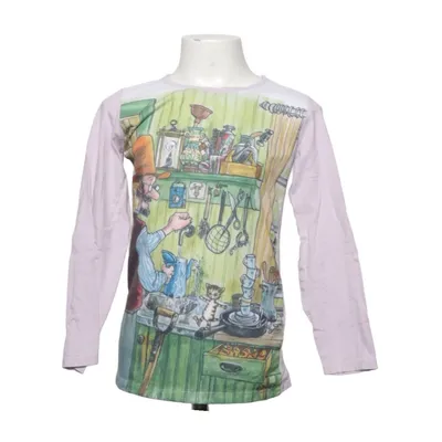 Langarmshirt (Lila, Mehrfarbig) von Pettson och Findus Baumwolle