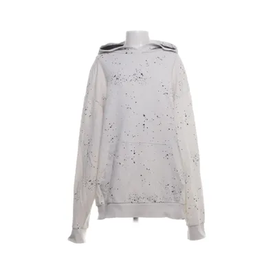 Huvtröja (Vit, Svart) från H&M Basic Bomull, Polyester