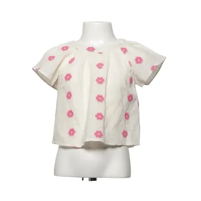 Top (Beige, Pink) from Zara Cotton, Polyester