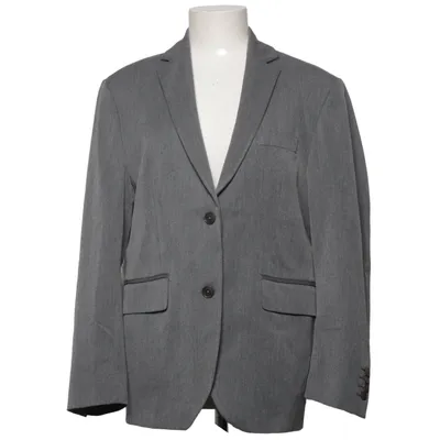 Blazer (Gray) from Djerf Avenue Elastane, Recycled polyester, Viscose
