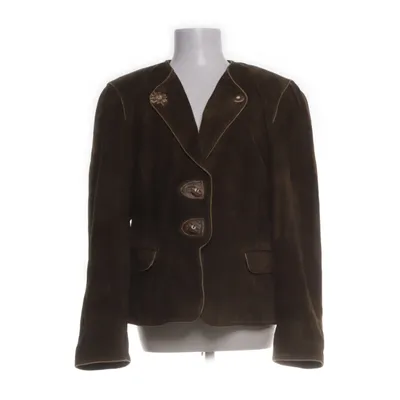 Leren blazer (Bruin) van Your Sixth Sense Suède, Polyester