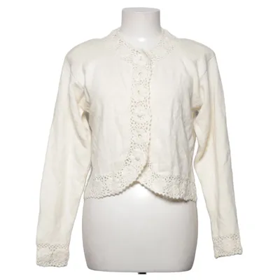 Cardigan (Hvid) fra Tricobel Angora, Polyamid, Silke