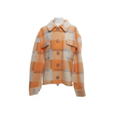 Överskjorta (Orange, Vit) från Groggy Polyester, Akryl, Ull