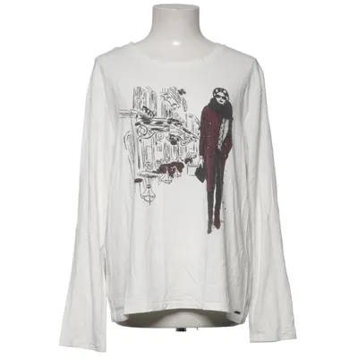 Långärmad t-shirt (Vit) från Jones Elastan, Viskos