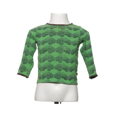 Långärmad t-shirt (Grön, Brun) från Småfolk Bomull, Elastan, Modal