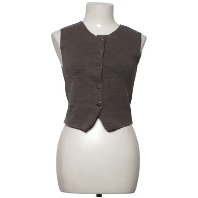 Vest (Gray) from Zara Elastane, Polyester