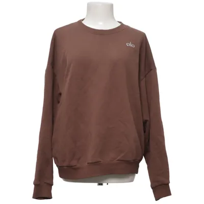 Sweatshirt (Bruin) van Alo Yoga Katoen, Polyester