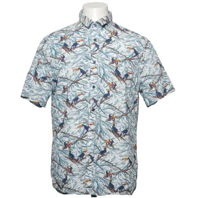 Korte mouwen shirt (Wit, Meerkleurig) van Denim by Hampton Republic 27 Katoen