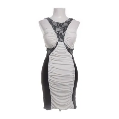 Klänning (Svart, Vit) från Progress Elastan, Polyester