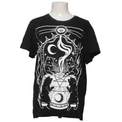 T-shirt (Black, White) from Restyle Cotton