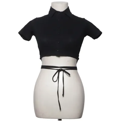 Crop top (Zwart) van Motel