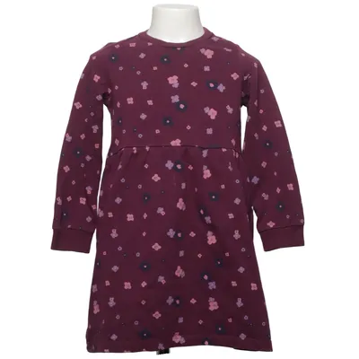 Kleid (Lila, Pink, Schwarz) von Girls Wear Baumwolle, Recyceltes Polyester