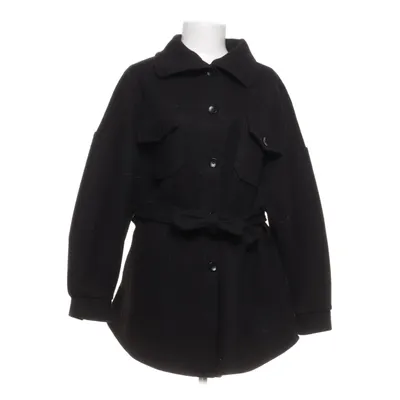 Skjortejakke (Sort) fra Boohoo Tall Akryl, Polyester