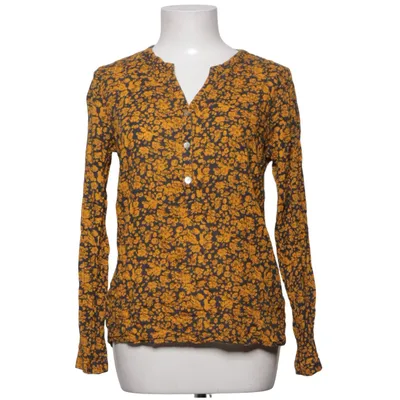 Blouse (Black, Yellow, Multicolored) from Sarah John Cotton, Linen