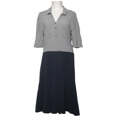 Pikéklänning (Blå, Vit) från Lands' End Bomull, Elastan