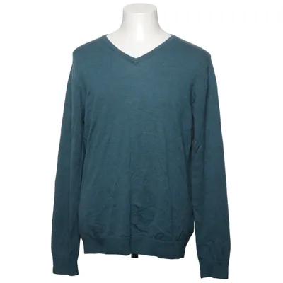 Pullover (Blå) från Dressmann Premium Collection Merinoull