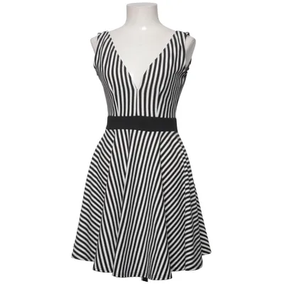 Dress (Black, White) from Quiz Elastane, Polyester