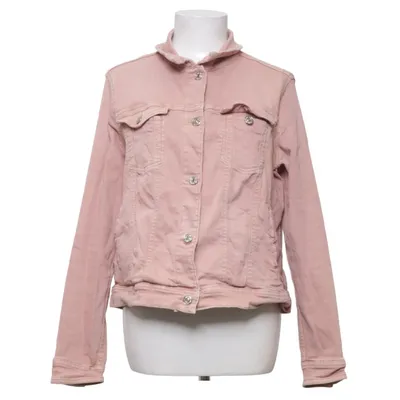 Veste en jean (Rose) de Mango Denim & Tees Coton, Élasthane