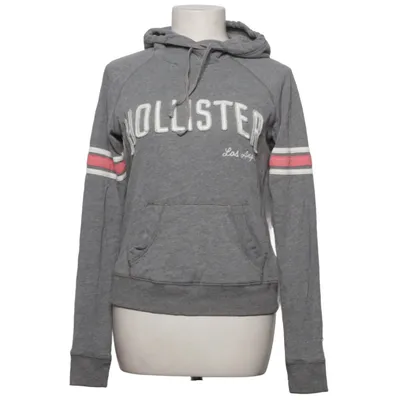 Hoodie (Gray) from Hollister Cotton, Polyester