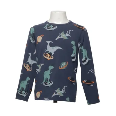 Langarmshirt (Blau, Mehrfarbig) von Polarn O. Pyret Elasthan, Bio-Baumwolle