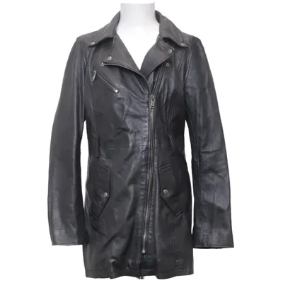 Biker jacket (Black) from Lee Cooper Leather, Polyester