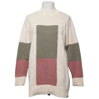 Sweater (Beige, Multicolored) from Pure by Ulla Popken Organic cotton
